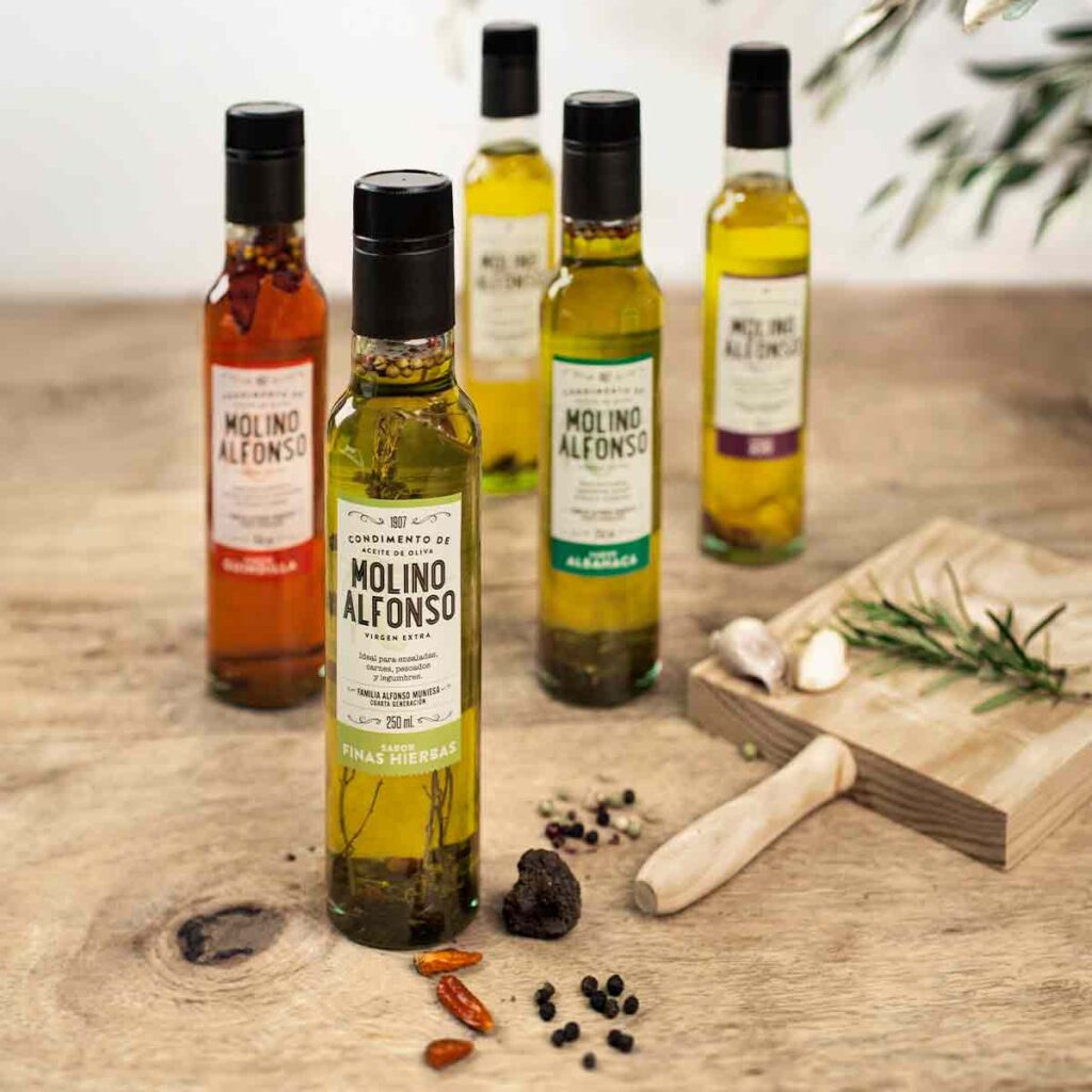 Comprar aceite de oliva virgen extra condimentado