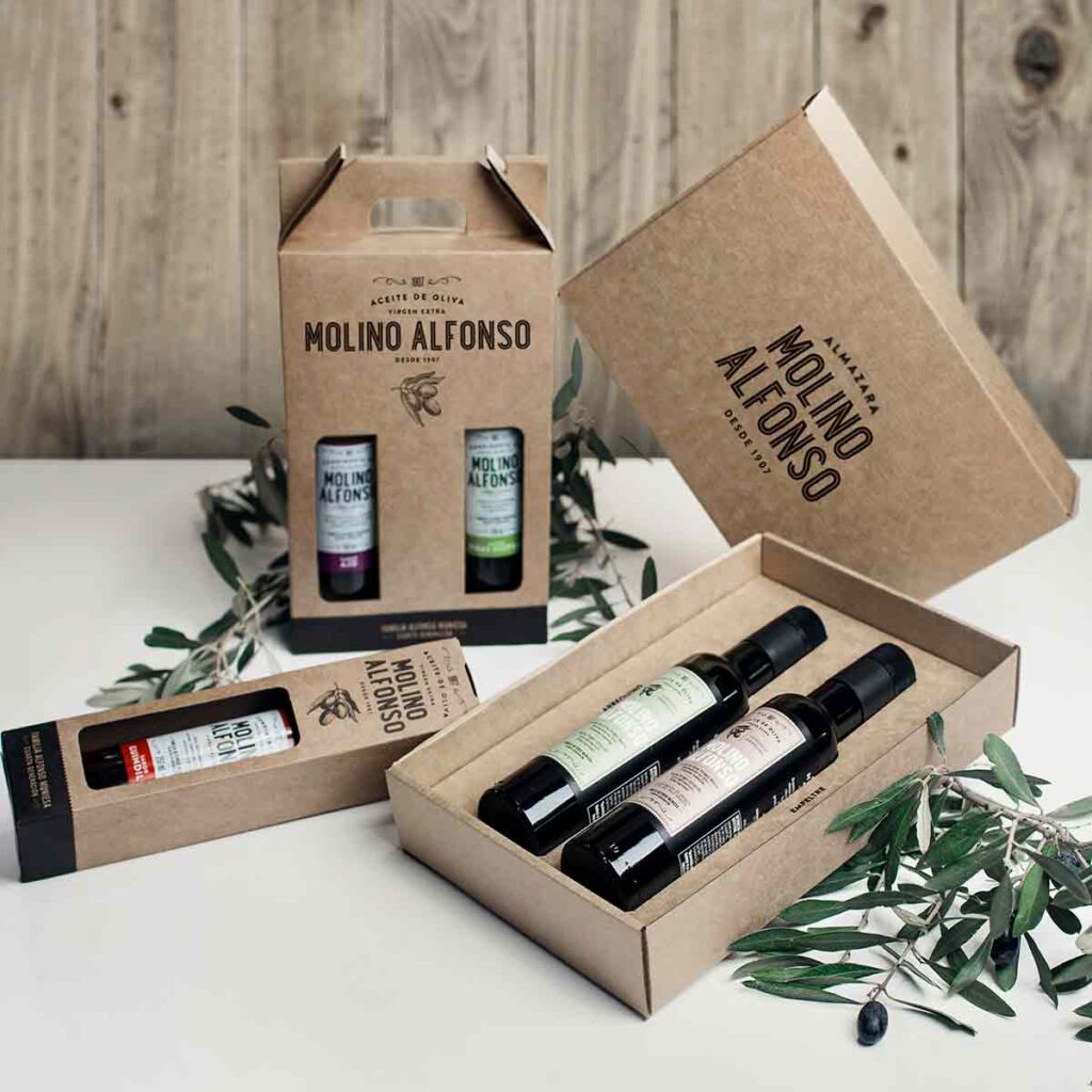 Comprar packs estuches aceite de oliva virgen extra