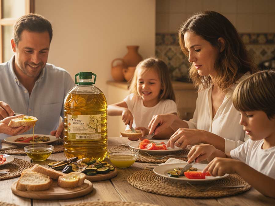 aceite de cinco litros