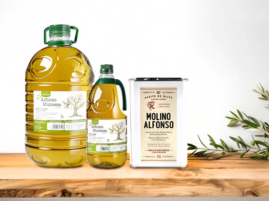 Formato lata y garrafa para ahorrar en el litro de aceite de oliva