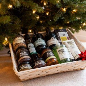 cesta grande personalizada para navidad