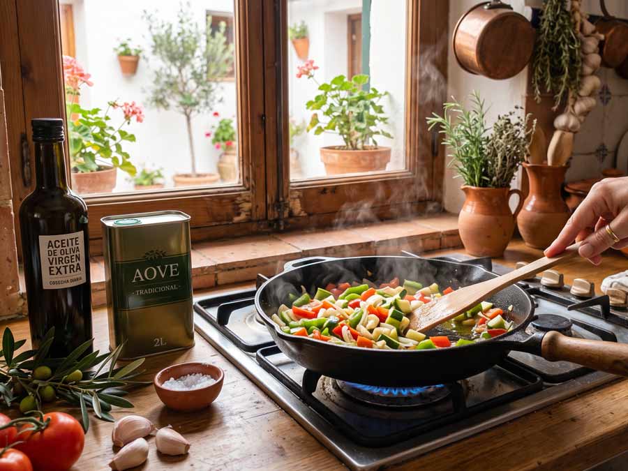 Qué AOVE elegir para cocinar a diario